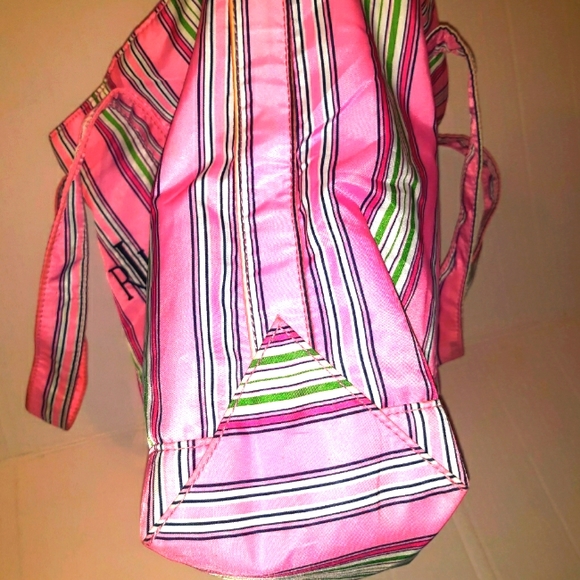 Beautiful Lauren Ralph Lauren Pink Stripe Shopper - Picture 5 of 16